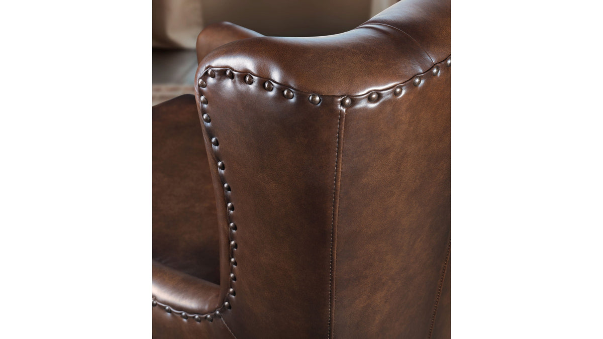 CC - Senda Swivel Chair - Dark Brown