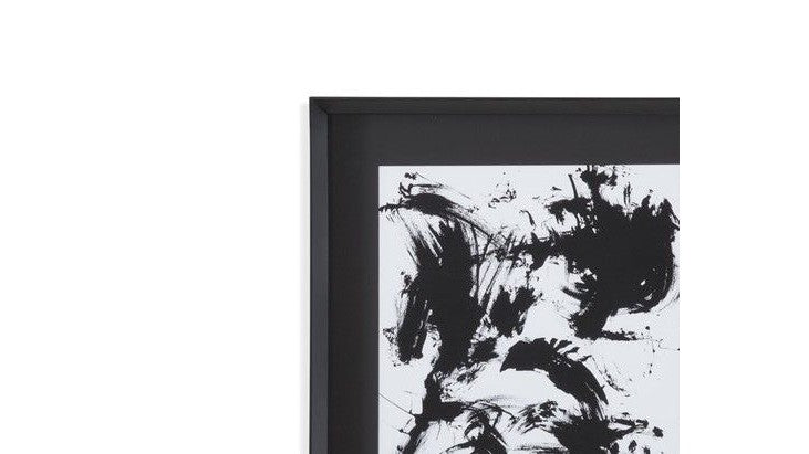 Expressive Abstract I Framed Print - Black
