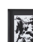Expressive Abstract I Framed Print - Black