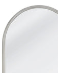 Malia - Floor Mirror - Pearl Silver