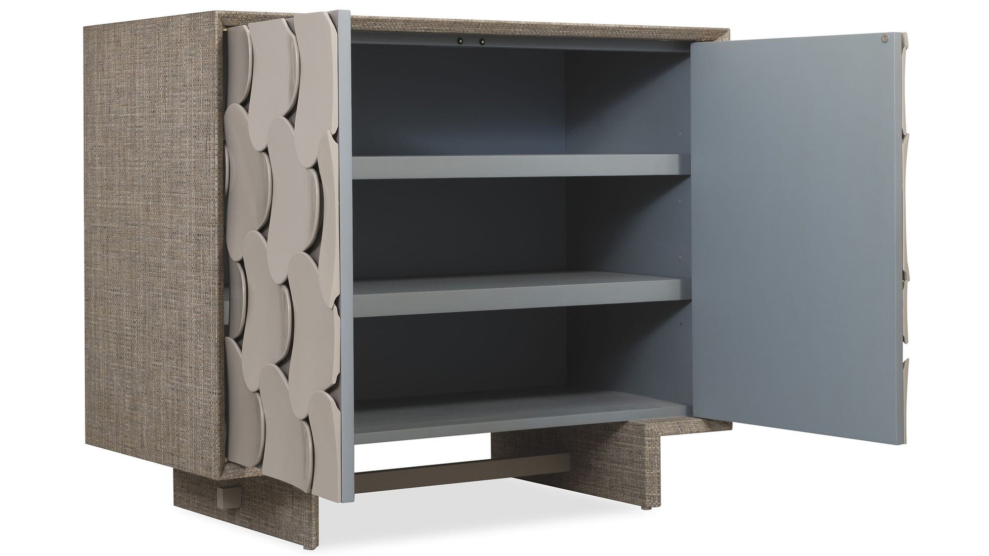 Melange - Pinwheel Hall Chest - Gray