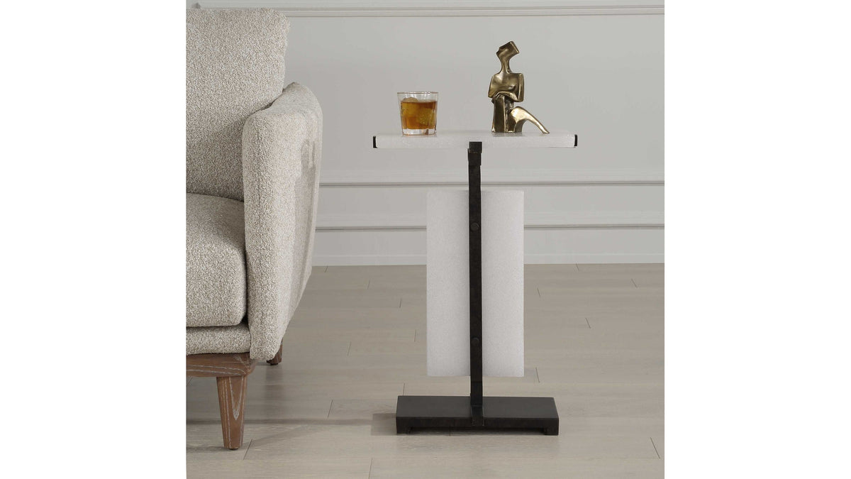 Elements Bubble - Glass Accent Table