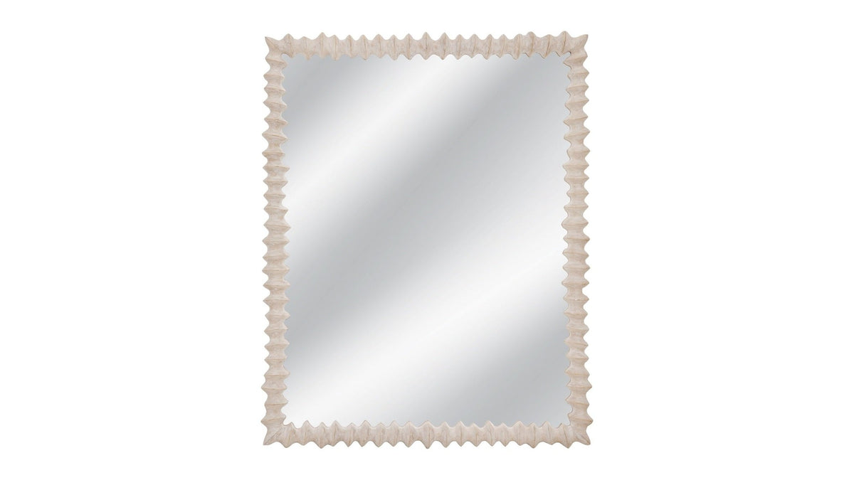 Churchill - Wall Mirror - Distressed White