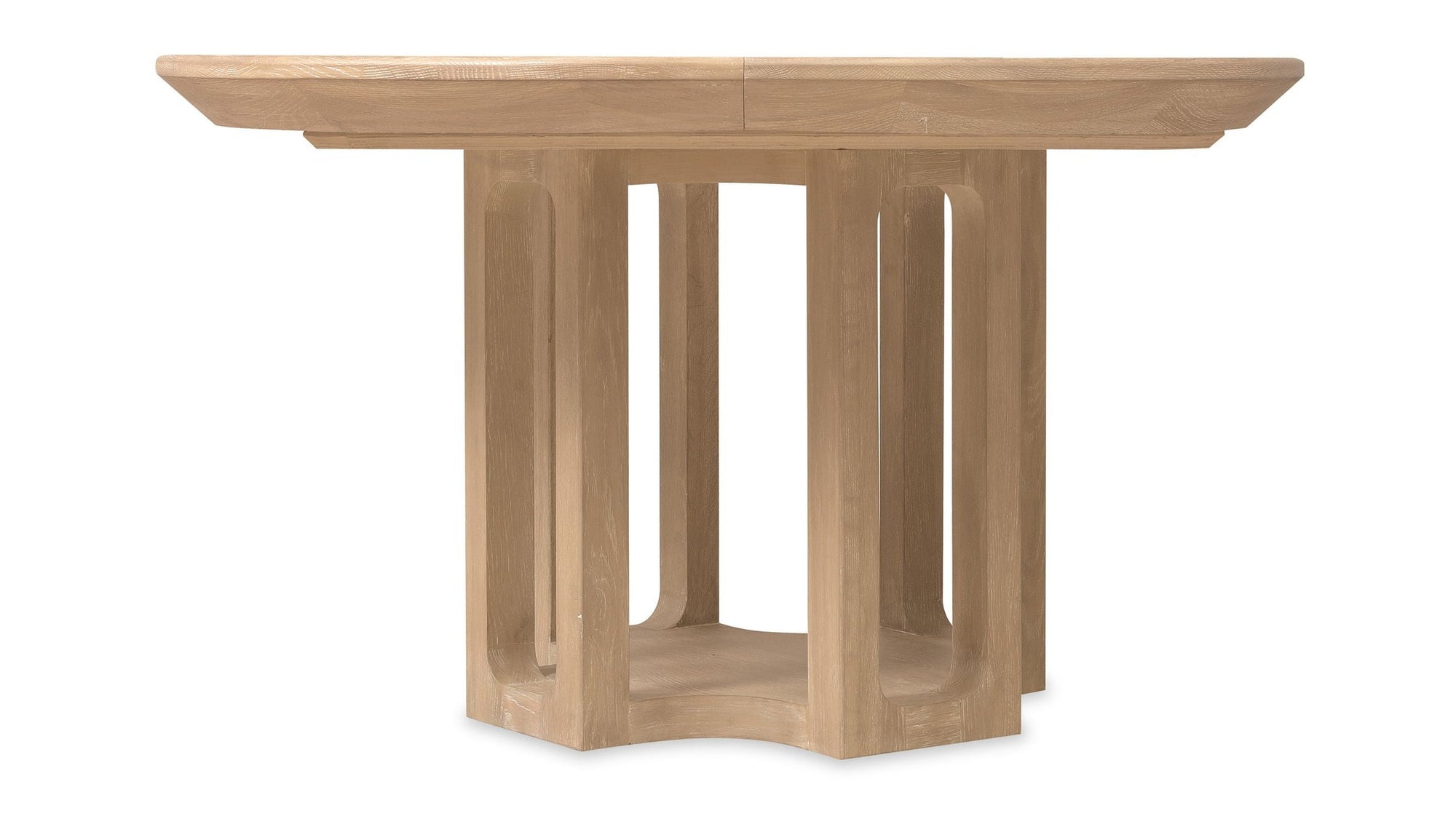 Banyon Bay - Round Dining Table With One 18" Leaf - Light Brown