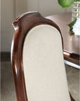 Charleston - Upholstered Side Chair Set of 2 - Dark Brown