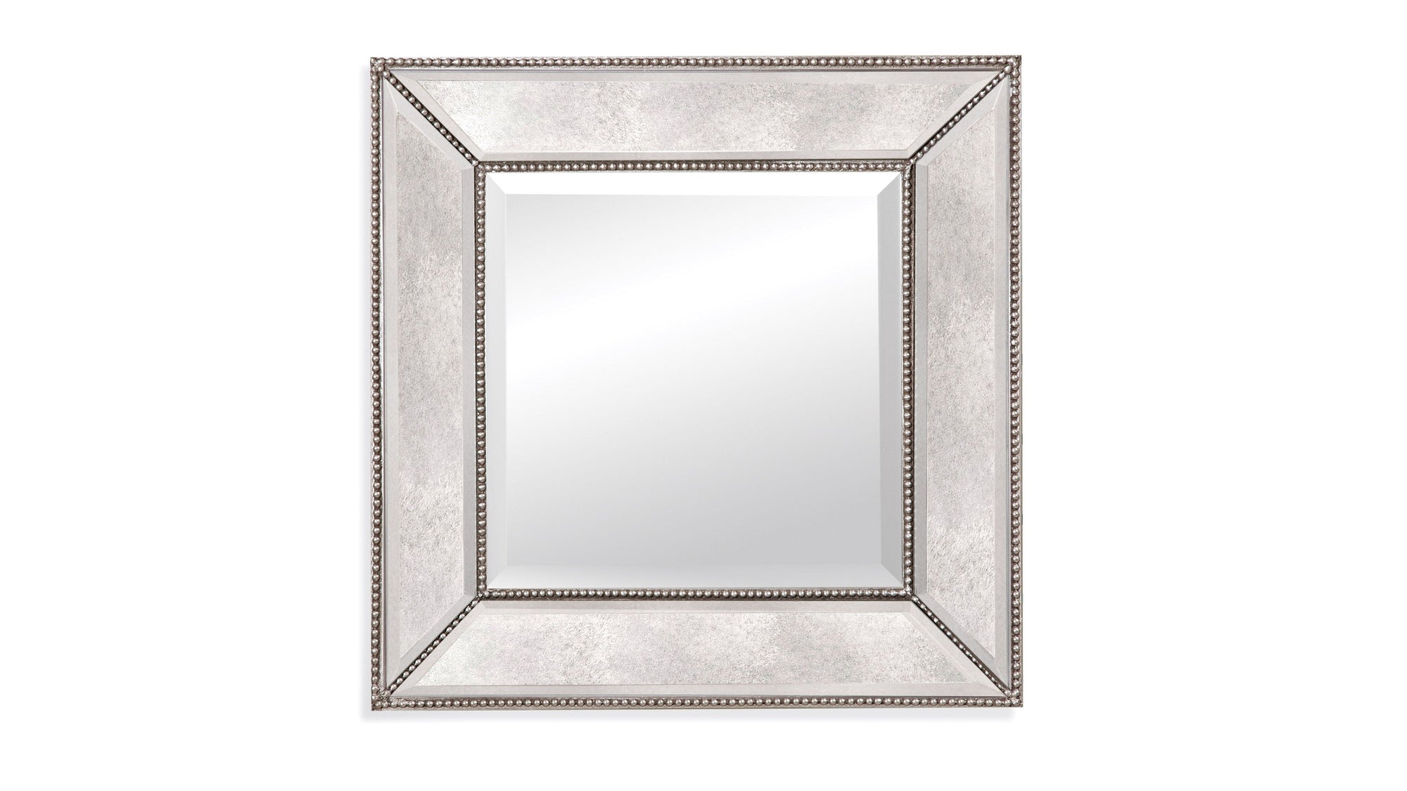 Beaded - Wall Mirror - Silver Leaf