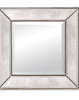 Beaded - Wall Mirror - Silver Leaf