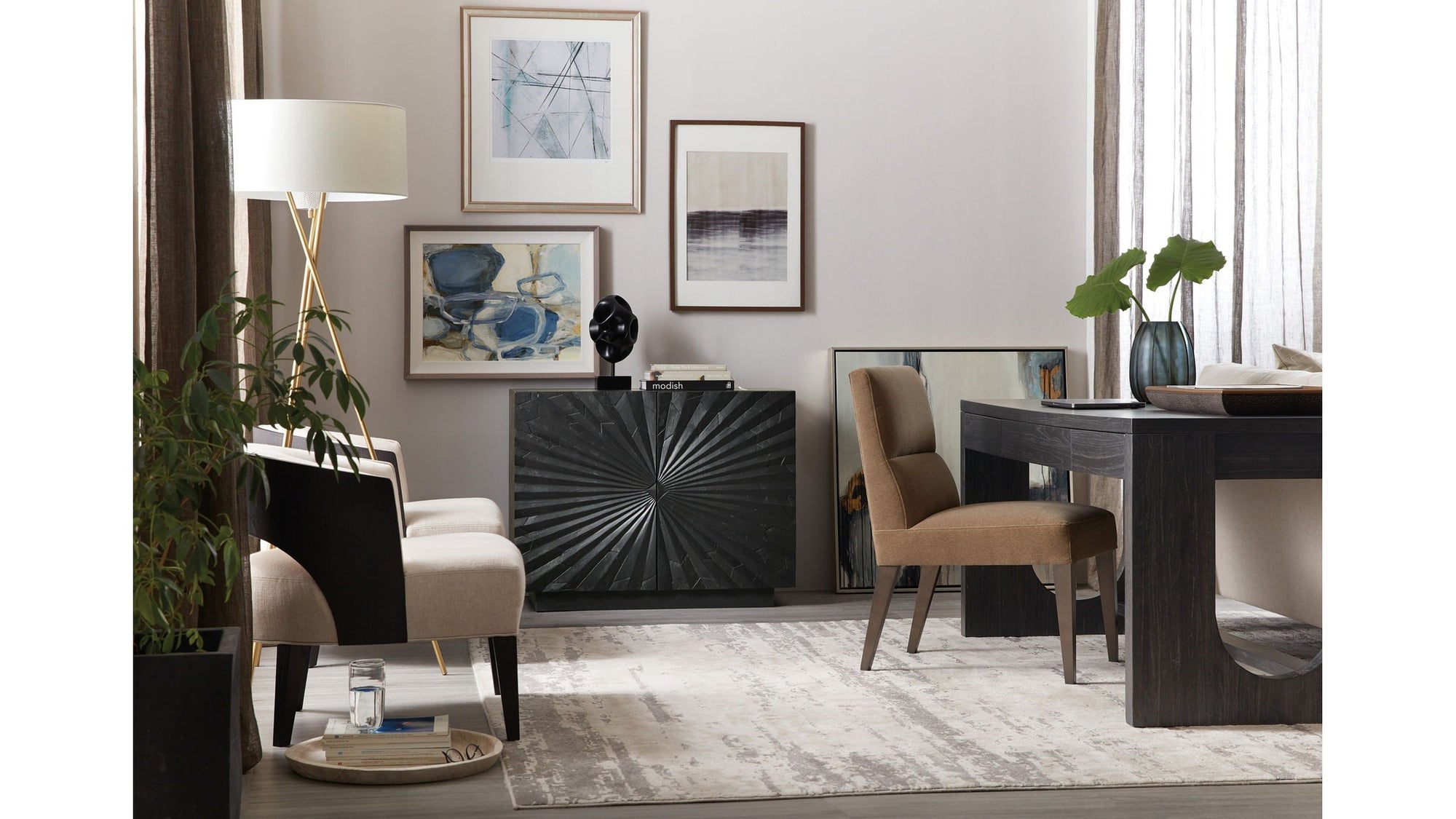 Commerce And Market - Writing Desk - Black