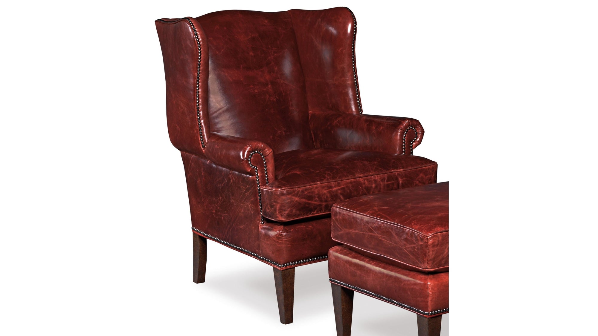 CC - Blakeley Club Chair - Dark Red