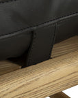 Osborne - Leather Bench - Black / Light Brown