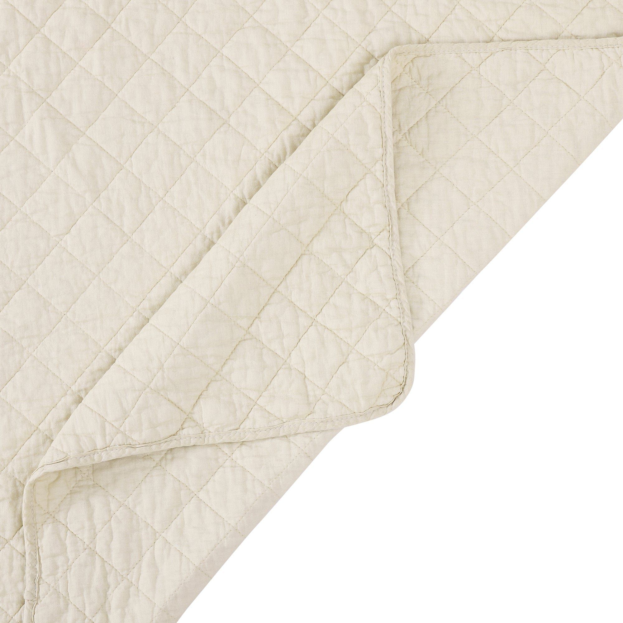 Cotton Comfort - King Quilt Set (Set of 3) - Prairie Tan