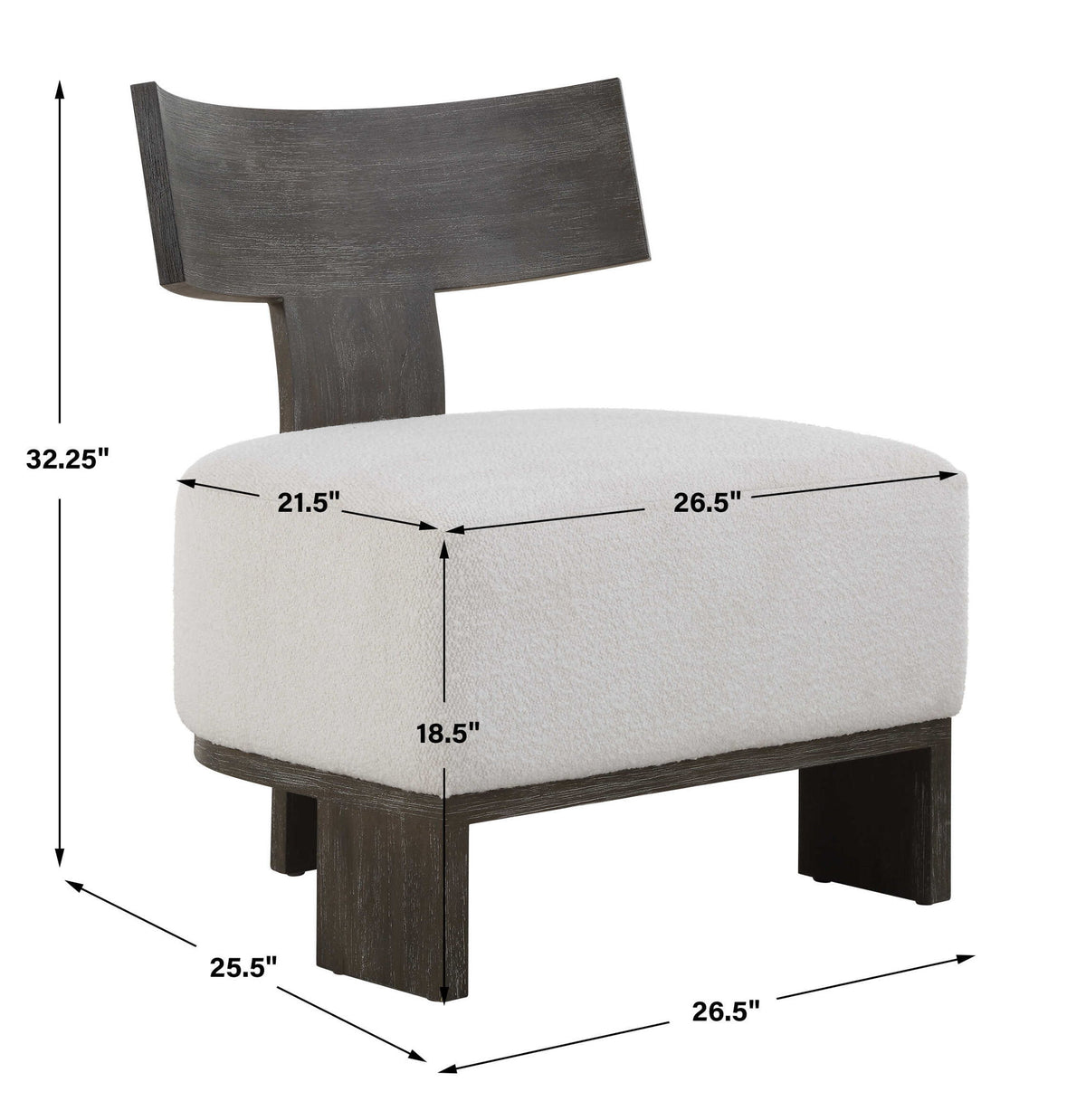 Finlay - Dark Walnut Accent Chair