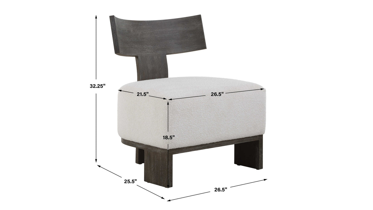 Finlay - Dark Walnut Accent Chair