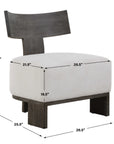Finlay - Dark Walnut Accent Chair