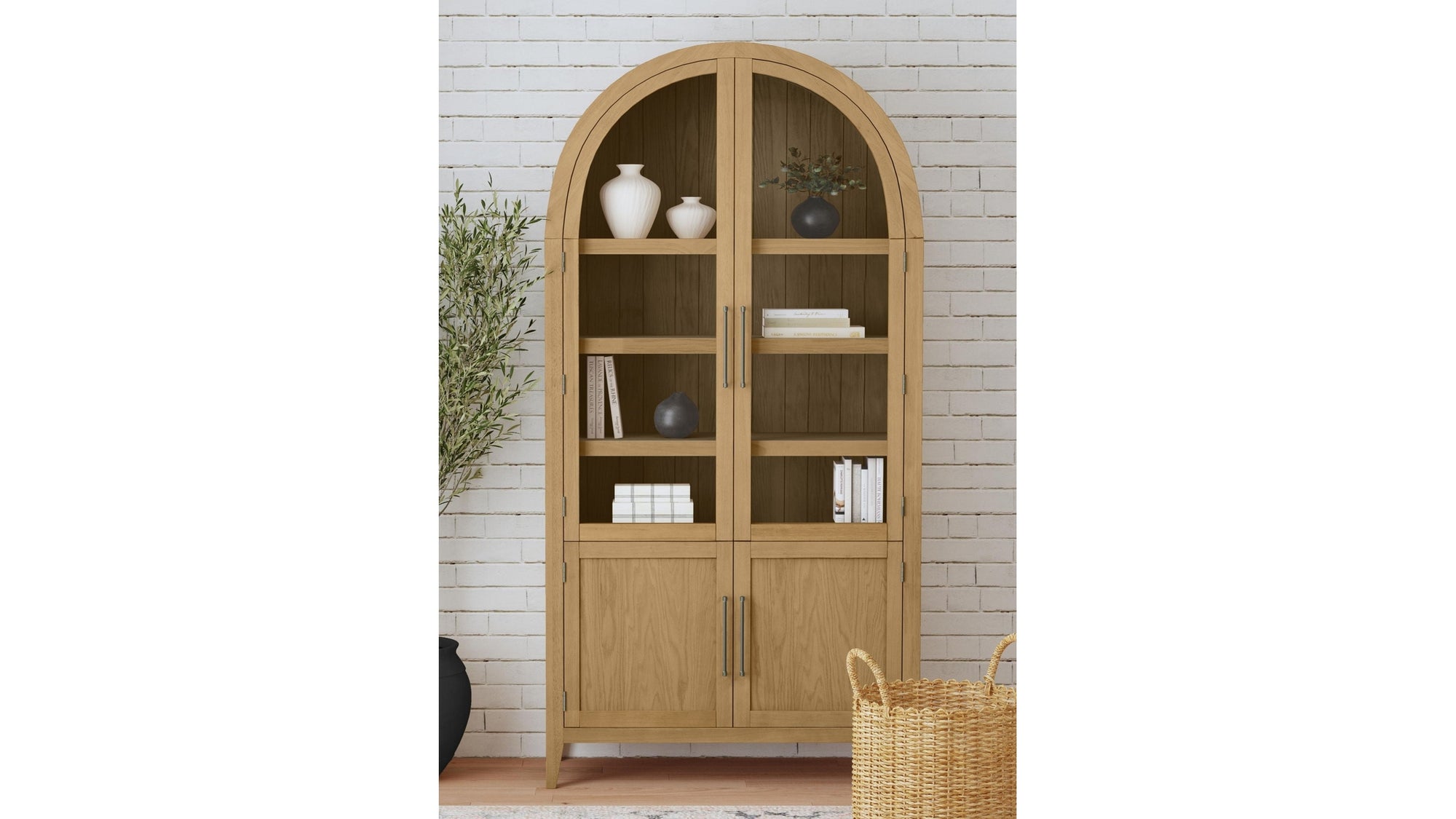 Fynn - Display Cabinet - Blonde Tan