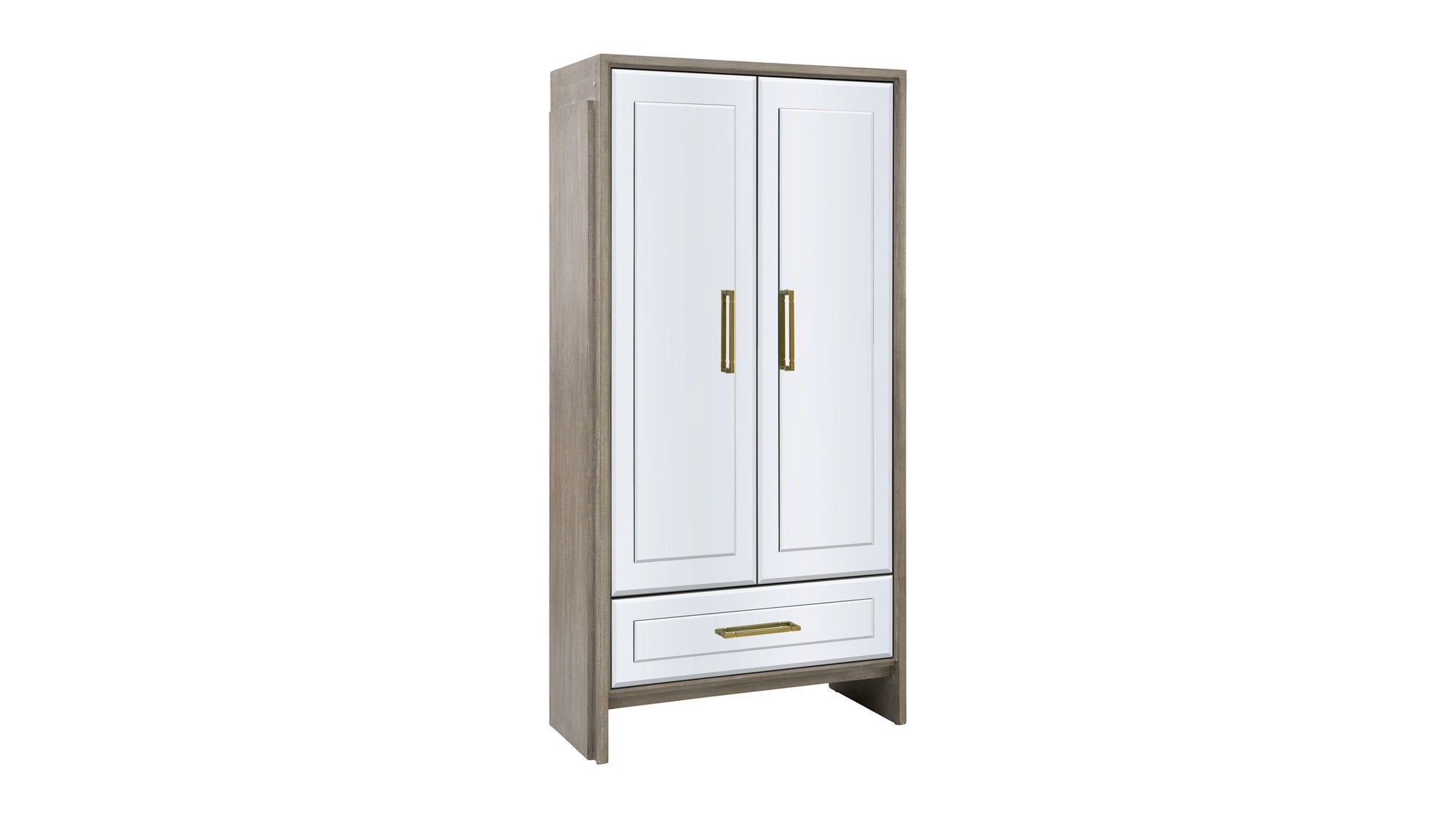Lansing - Tall Bar Cabinet - Cerused Gray Oak