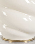 Anneli - Swirl Table Lamp - White