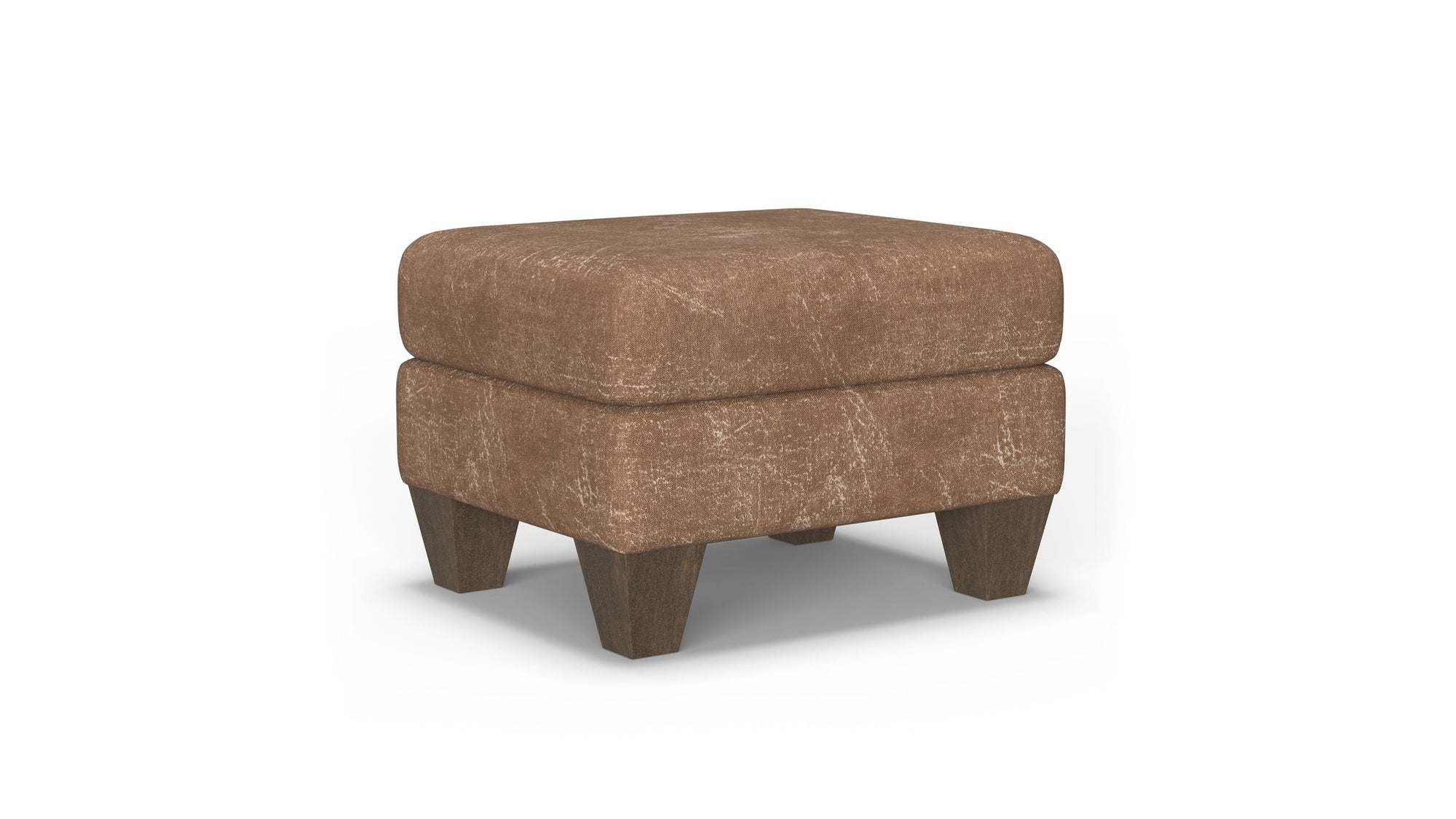 Moxy - Fabric Ottoman, Square Tapered Legs