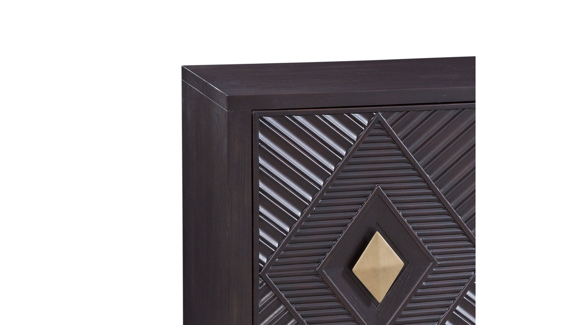 Allamar - Hospitality Cabinet - Boho Black / Gold