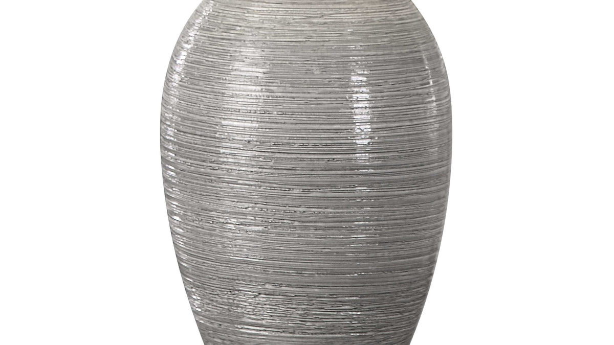 Dinah - Textured Table Lamp - Gray