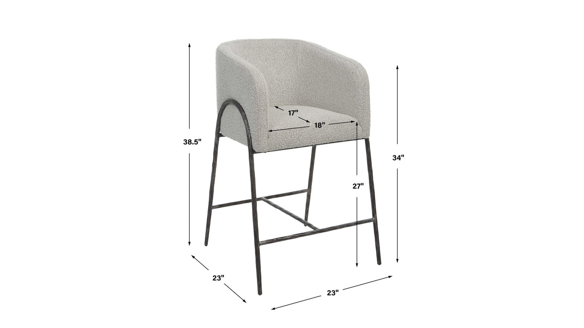 Jacobsen - 27" Counter Stool - Gray