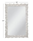Isola - Wall Mirror - White Wash