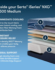 iSeries NXG - 13.5" Memory Foam Medium Mattress 3500