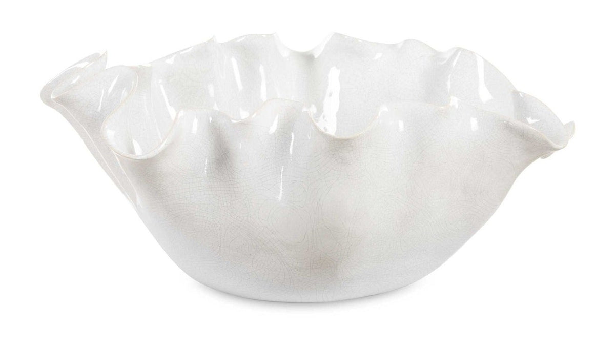 Ruffle Bloom - Bloom Bowl - White