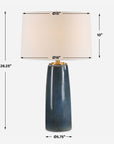 Submerged - Deep Blue Table Lamp