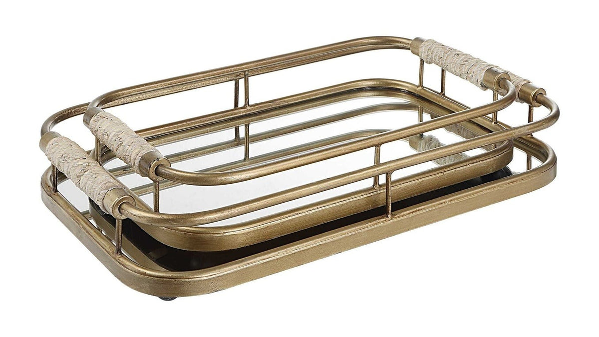 Rosea - Trays Set of 2 - Brushed Gold