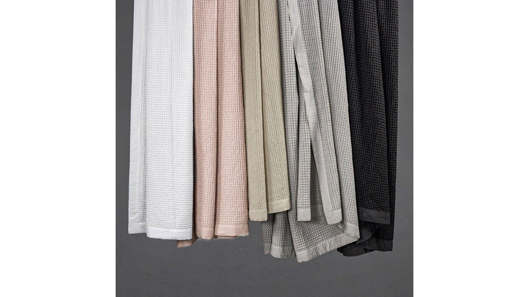 Stonewashed Cotton Waffle Weave - Full/Queen Coverlet - Slate
