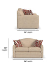 Aggie - Fabric Loveseat