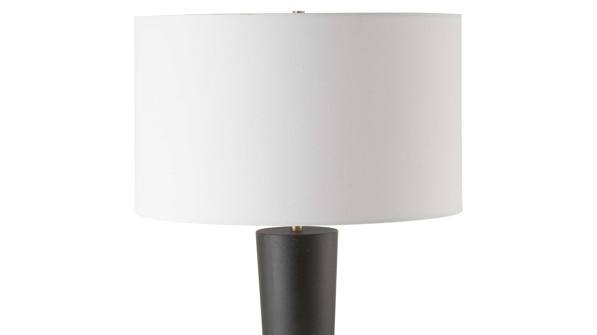 Layla - Black Tapered Floor Lamp