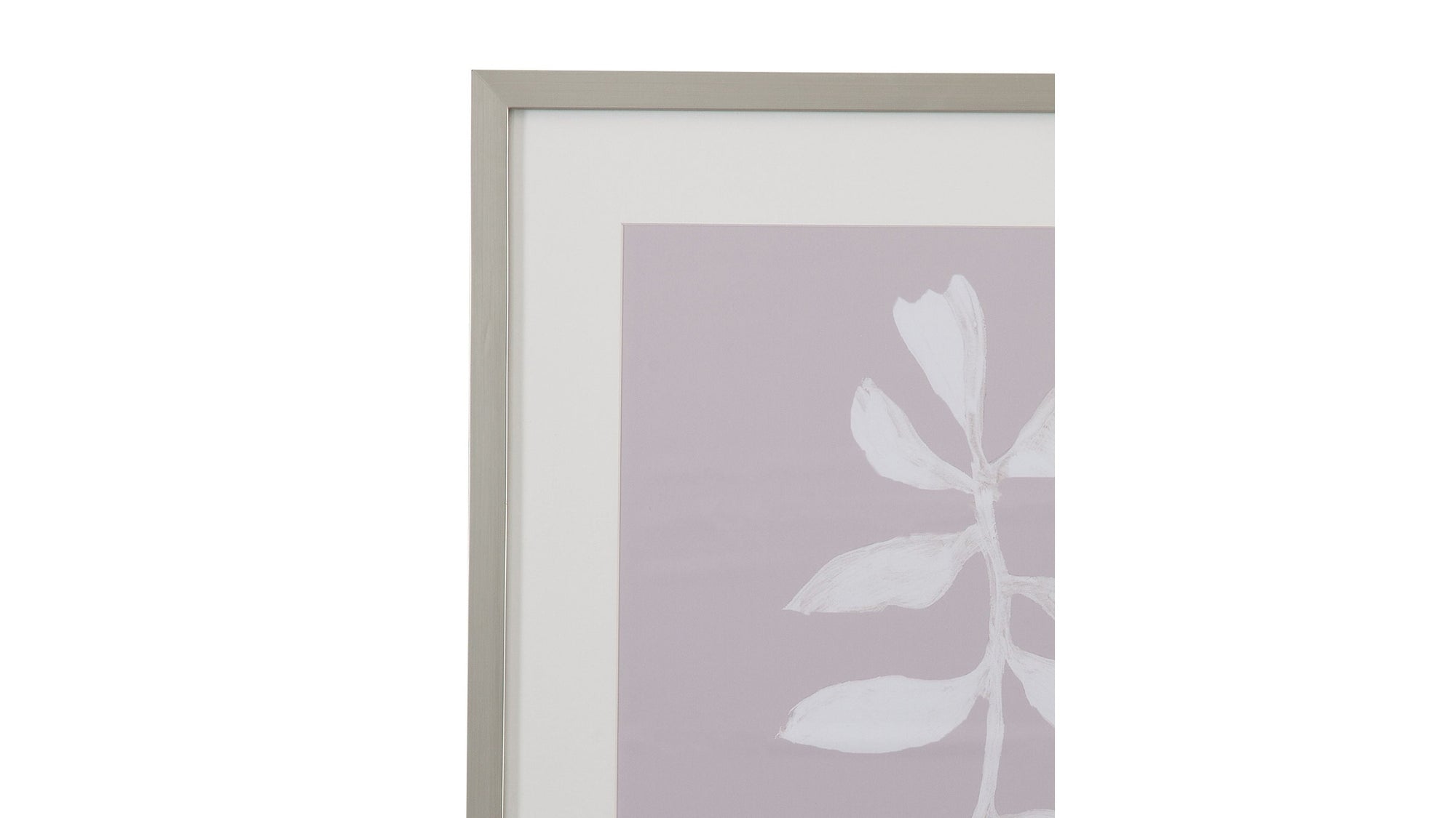 Fresh Leaves I Framed Print - Gray