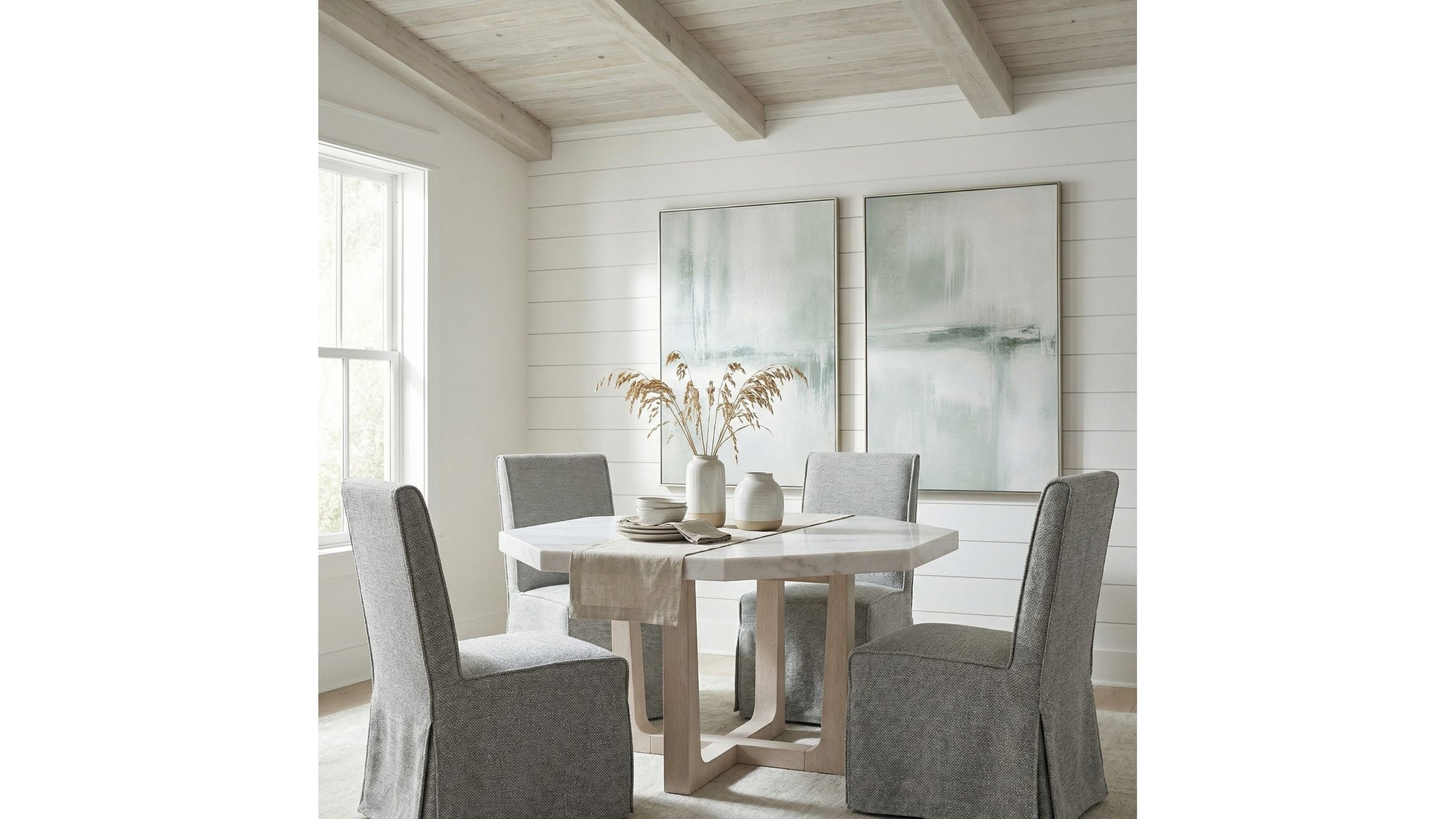 Newport - Dining Table - White