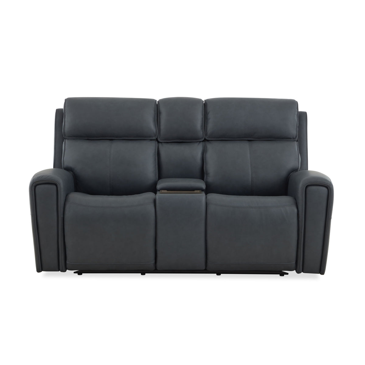 Warren - Power Reclining Loveseat With Console, Power Headrest &amp; Lumbar