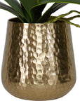 Cami - Orchid With Brass Pot - White