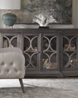 Belino - Wooden 4 Door Chest - Dark Brown
