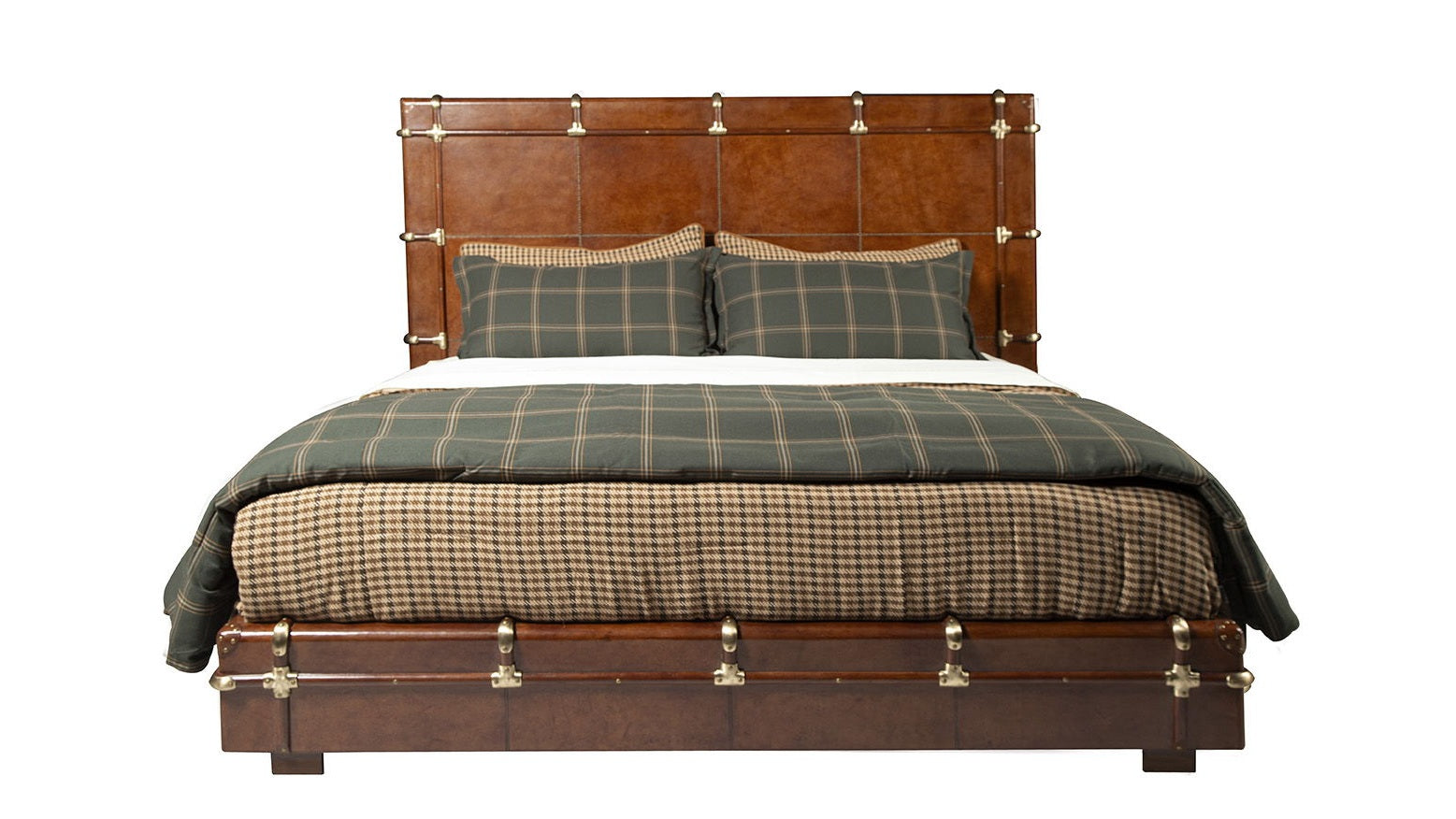 Gentlemen's - King Bed - Dark Brown