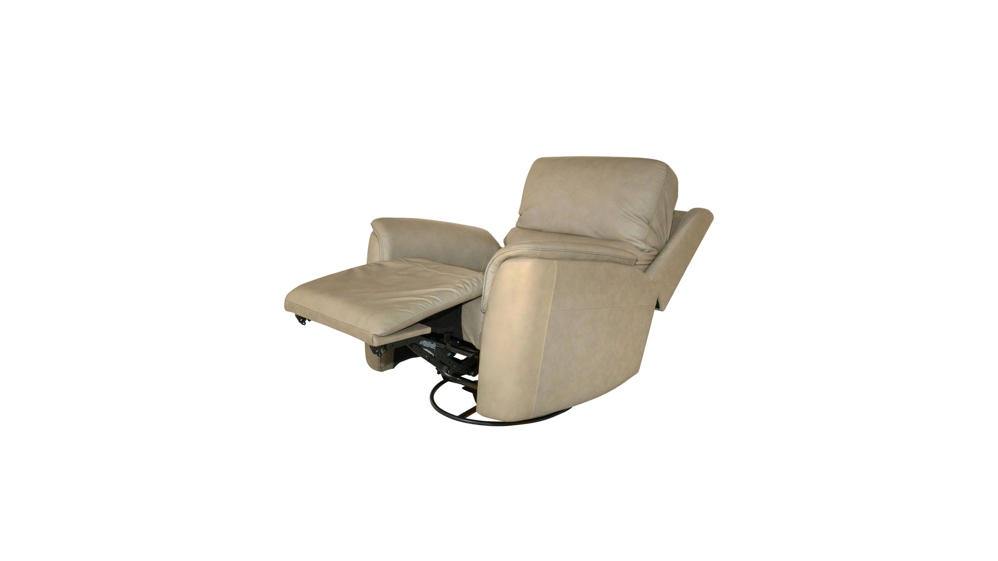 Henry - Power Swivel Gliding Recliner With Power Headrest, Lumbar, Heat &amp; Massage