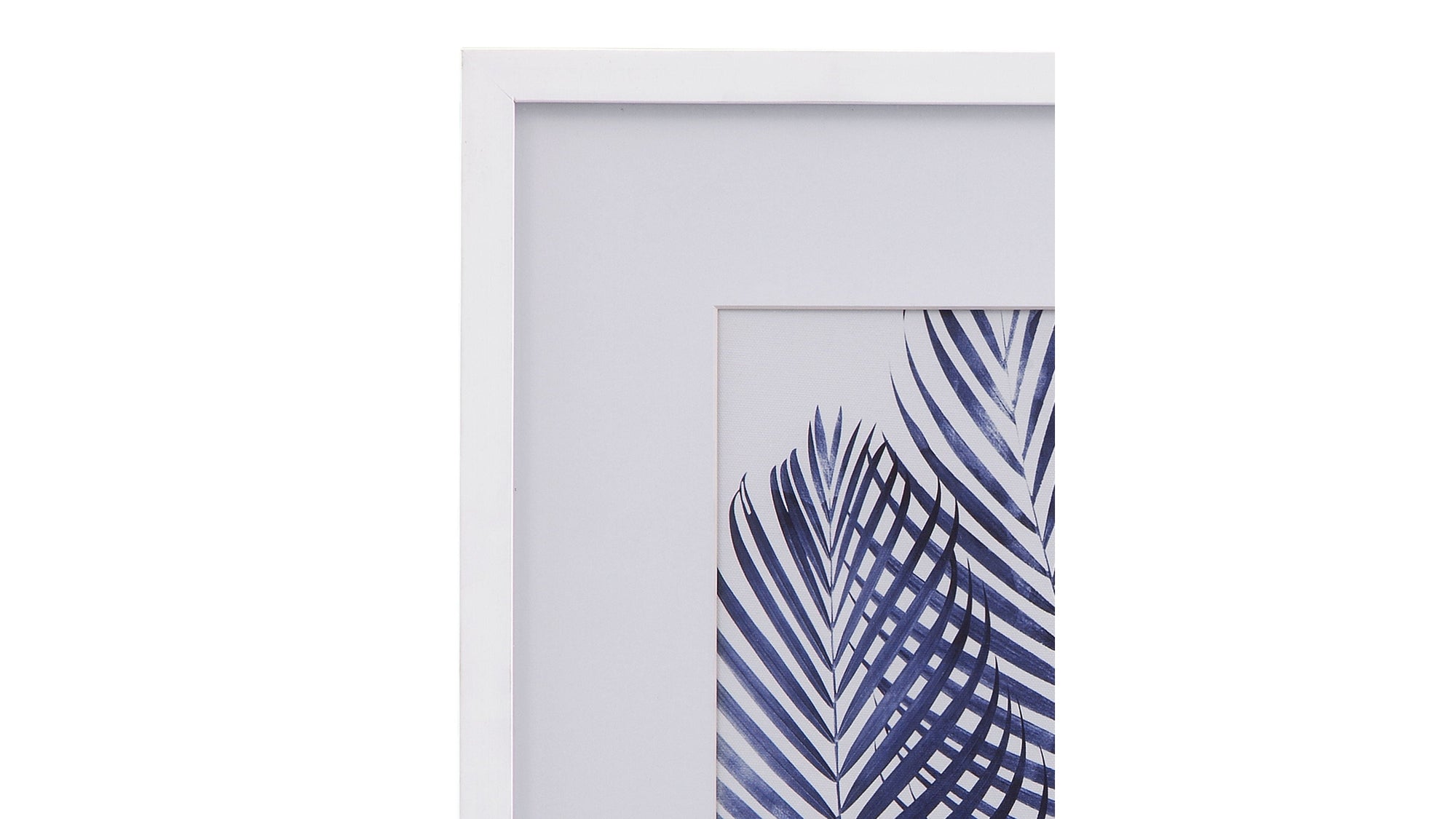Leaves Canvas Art Set of 2 - White
