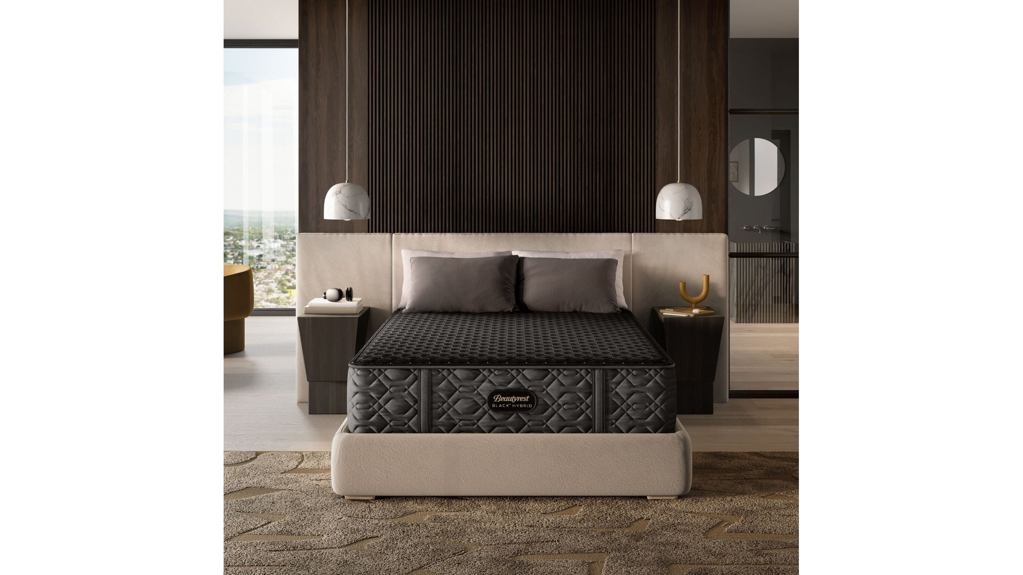 Beautyrest Black - 14.5" Series Three Hybrid Firm Mattress
