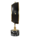 Velar - Modern Table Clock - Black / Gold