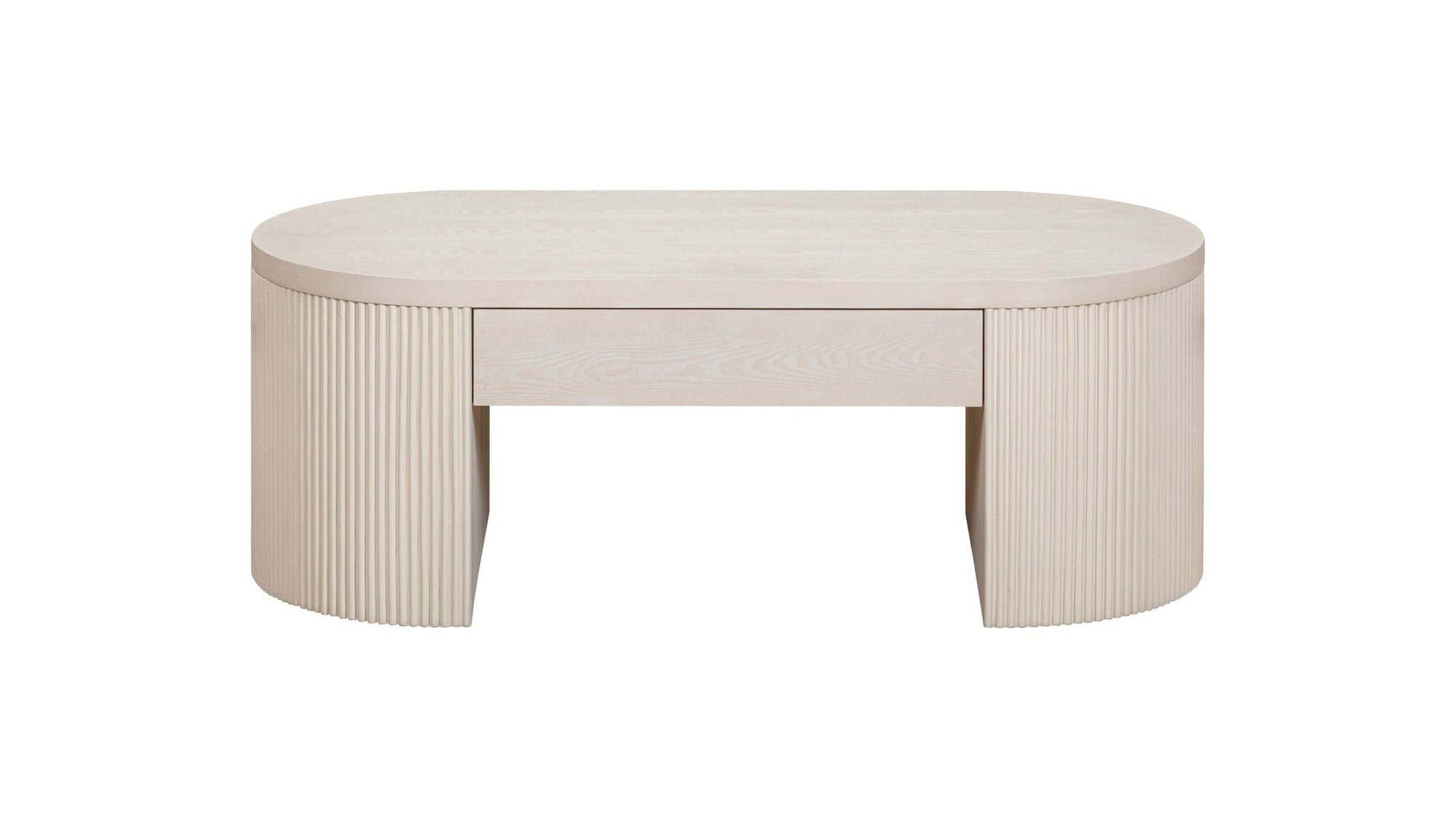 Lena - Coffee Table - Washed White Oak