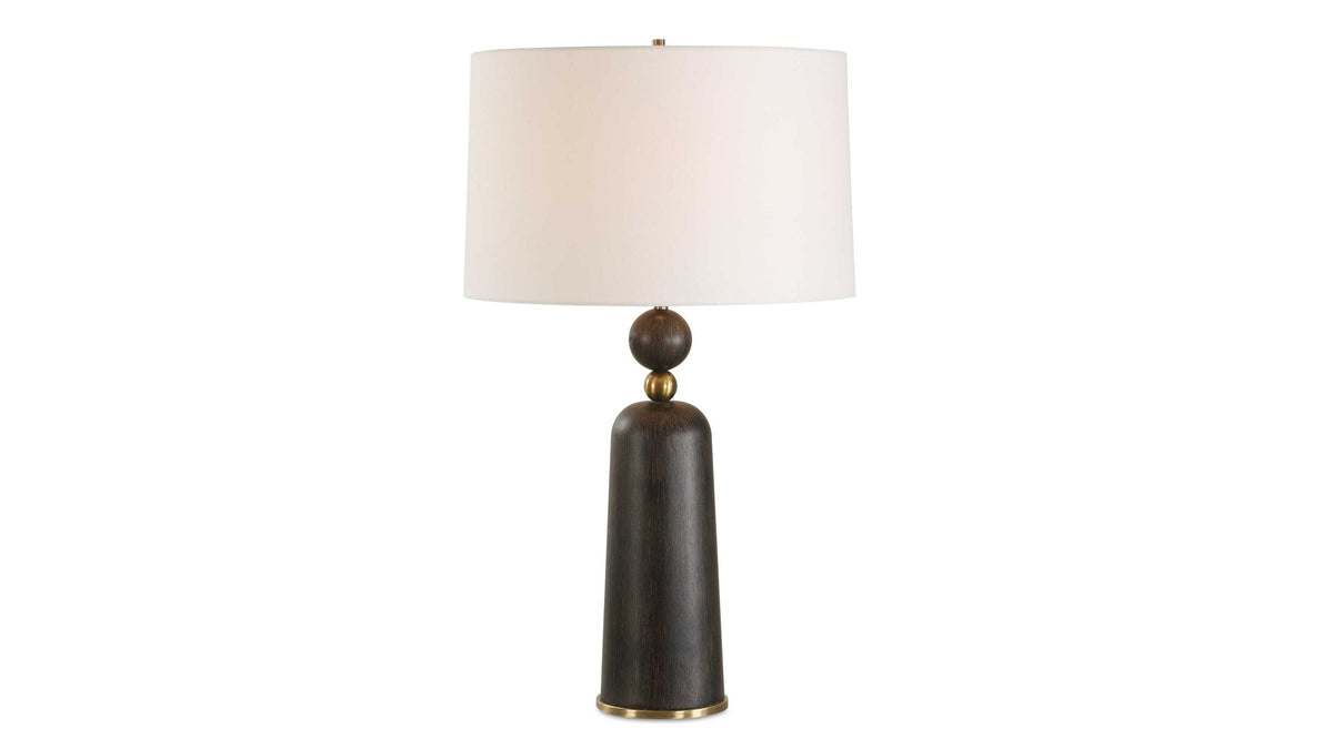 McQuinn - Table Lamp - Dark Walnut