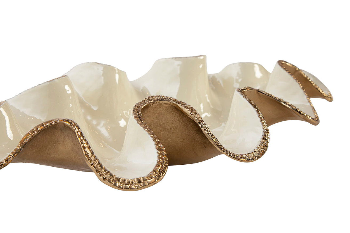 Roff - Champagne Bowl Set - Beige / Gold