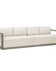 Remsen - Outdoor Sofa - White / Brown