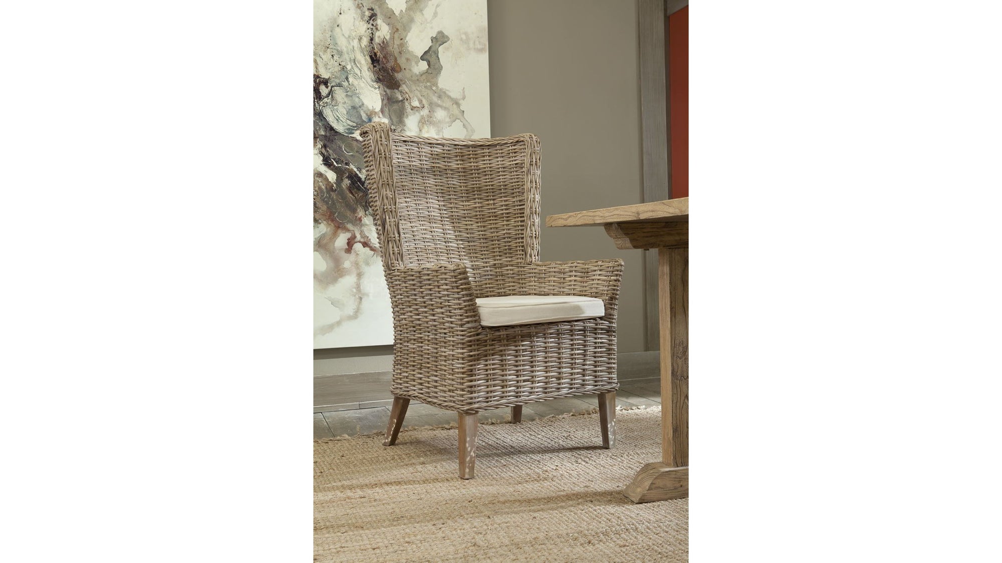 Key Largo - Host Chair Set of 2 - Light Brown