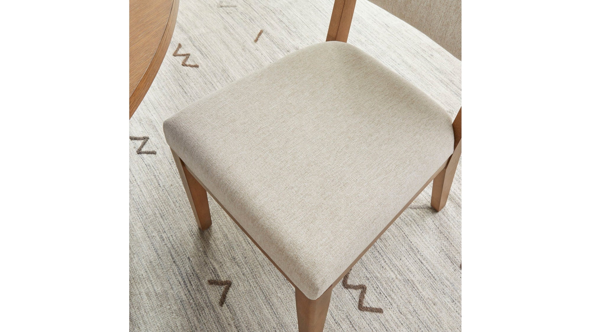 Millwork - Counter Chair Set of 2 - White / Light Brown