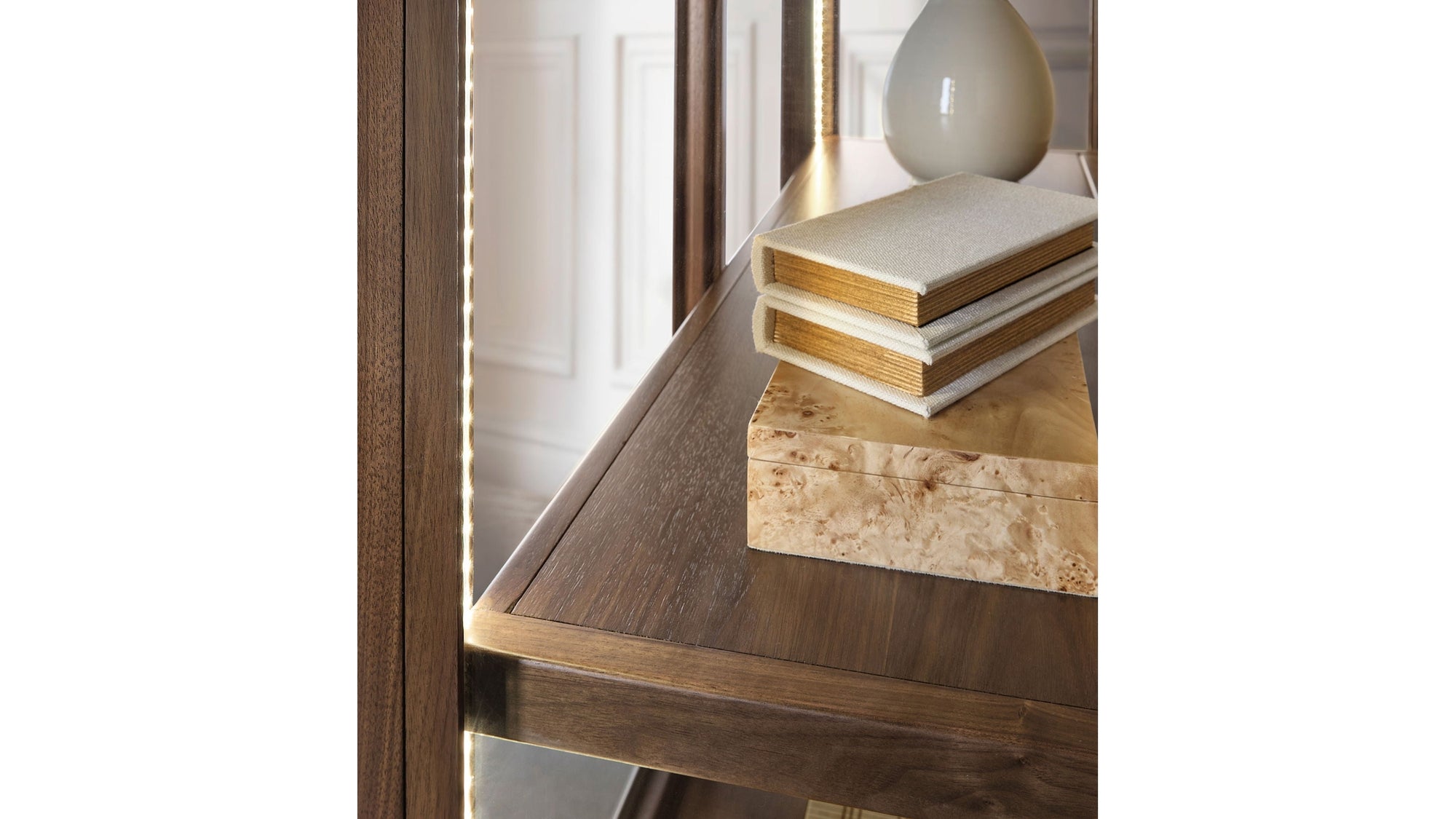Eleana - Display Cabinet - Medium Wood